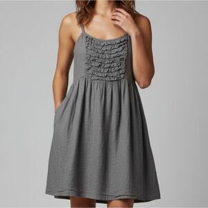 BeBop Gray 100% Cotton Sun Dress